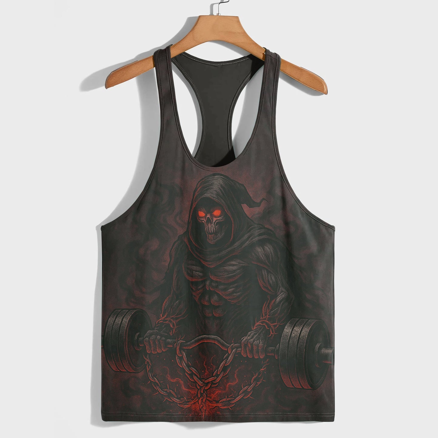 Skull 3D Racerback Tank Top- AA07564