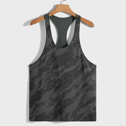 Camo Racerback Tank Top – Tactical Strength for Bodybuilders- AA07570