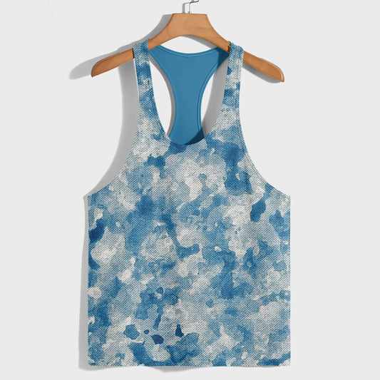 Camo Racerback Tank Top – Tactical Strength for Bodybuilders- AA07577