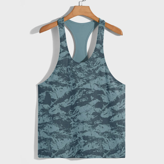 Camo Racerback Tank Top – Tactical Strength for Bodybuilders- AA07581