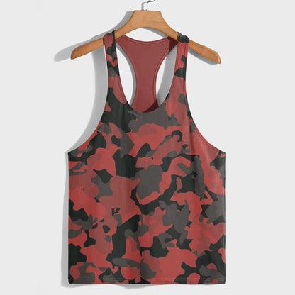Camo Racerback Tank Top – Tactical Strength for Bodybuilders- AA07586
