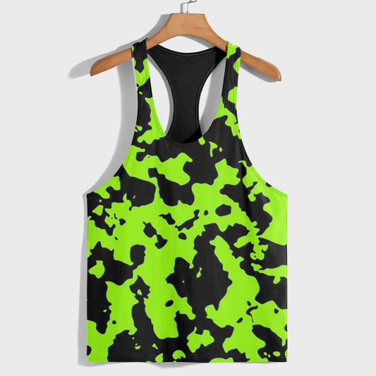 Camo Racerback Tank Top – Tactical Strength for Bodybuilders- AA07590