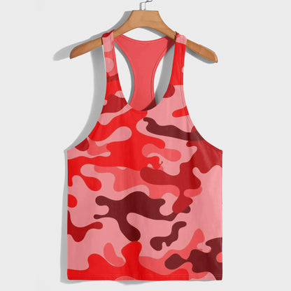 Camo Racerback Tank Top – Tactical Strength for Bodybuilders- AA07594