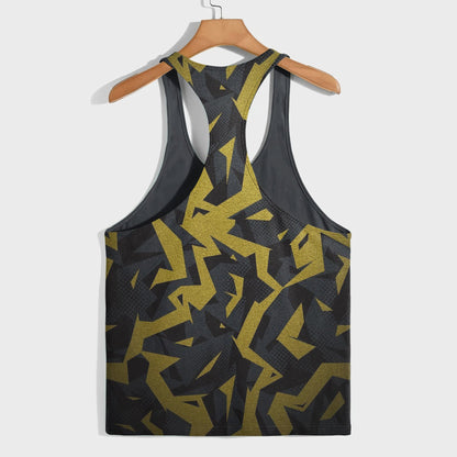 Camo Racerback Tank Top – Tactical Strength for Bodybuilders- AA07613
