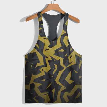 Camo Racerback Tank Top – Tactical Strength for Bodybuilders- AA07613