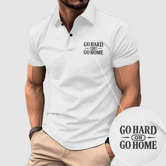 FlexFit Gym Polo Shirt: Performance & Style in Motion- AA07766