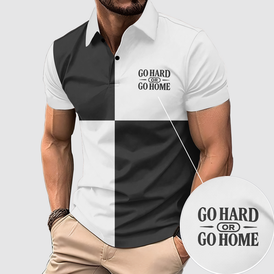 FlexFit Gym Polo Shirt: Performance & Style in Motion- AA07767