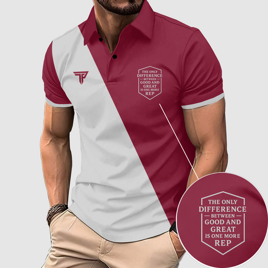 FlexFit Gym Polo Shirt: Performance & Style in Motion- AA07787
