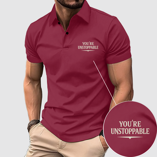 FlexFit Gym Polo Shirt: Performance & Style in Motion- AA07788