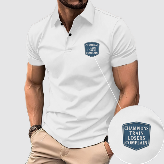 FlexFit Gym Polo Shirt: Performance & Style in Motion- AA07794