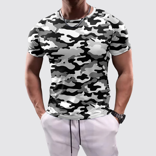 Camo Tight-Fitting Tee- AA07808
