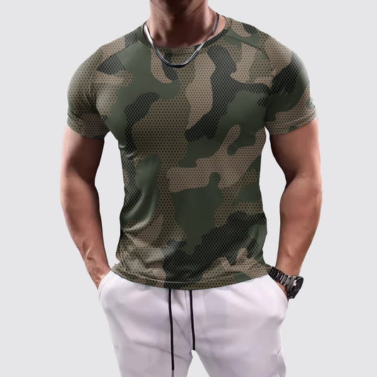 Camo Tight-Fitting Tee- AA07817