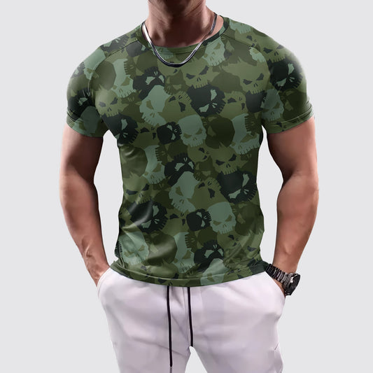 Camo Tight-Fitting Tee- AA07824