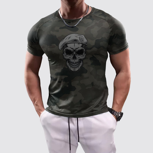 Camo Tight-Fitting Tee- AA07828