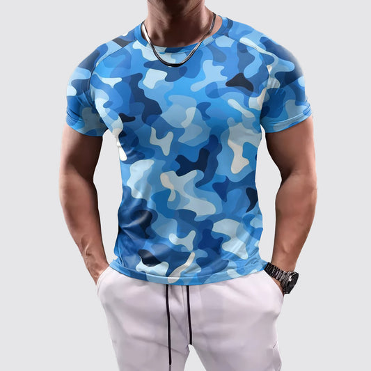 Camo Tight-Fitting Tee- AA07836