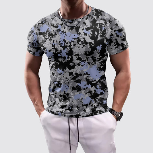 Camo Tight-Fitting Tee- AA07842