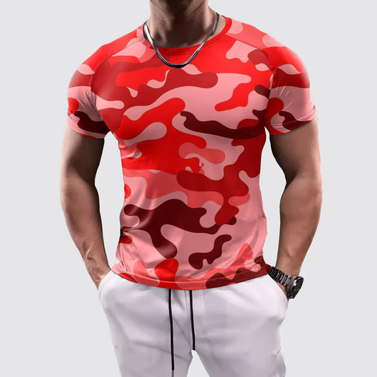 Camo Tight-Fitting Tee- AA07857