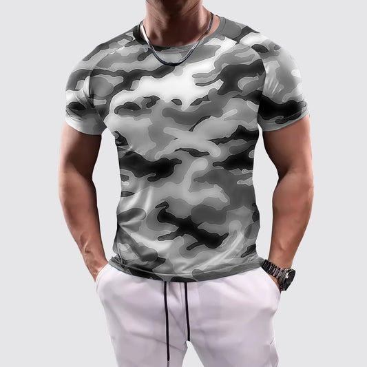 Camo Tight-Fitting Tee- AA07867