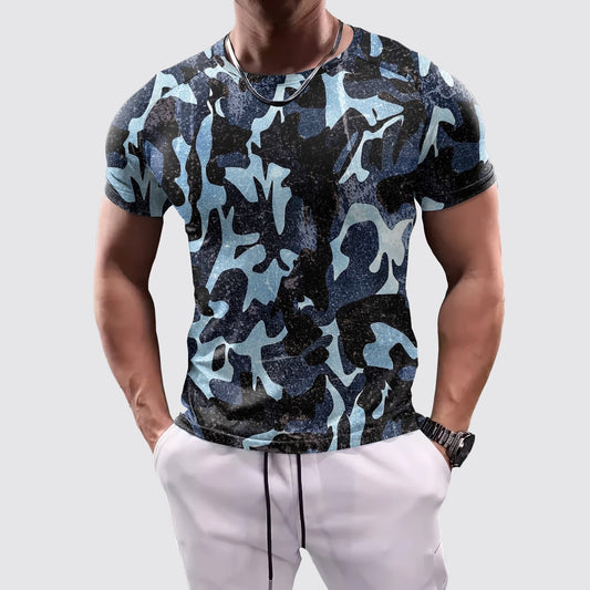 Camo Tight-Fitting Tee- AA07870
