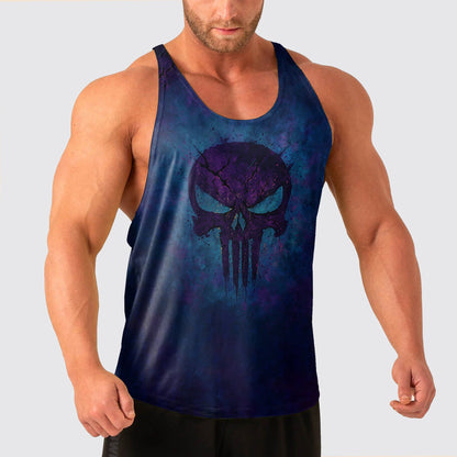 Skull Power Training Tank Top for Men- AA07904