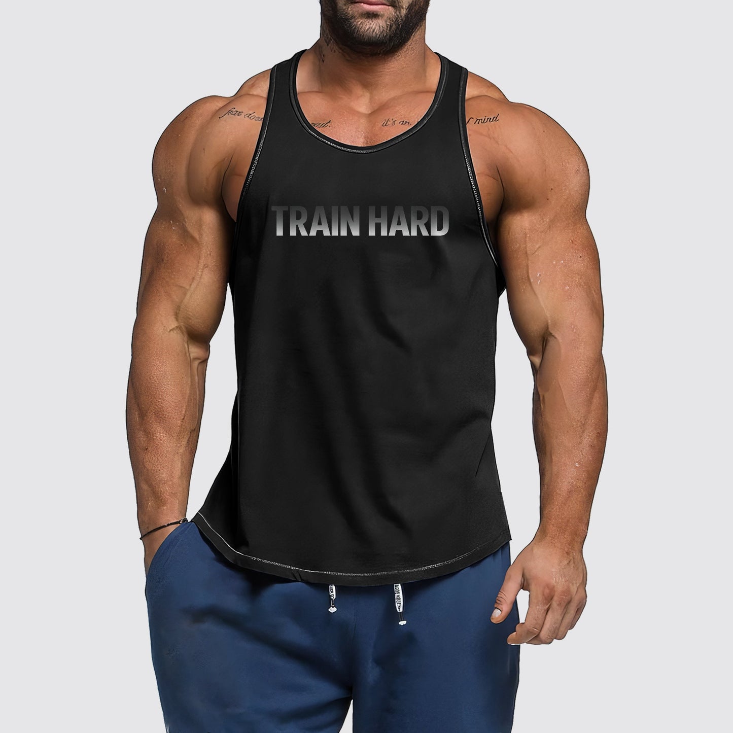 Ultimate Gym Tank Top for Men: Stay Cool and Comfy During Intense Workouts- AA07919