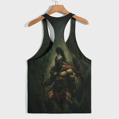 Warrior Spirit 3D Racerback Tank Top- AA07936