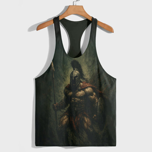 Warrior Spirit 3D Racerback Tank Top- AA07936