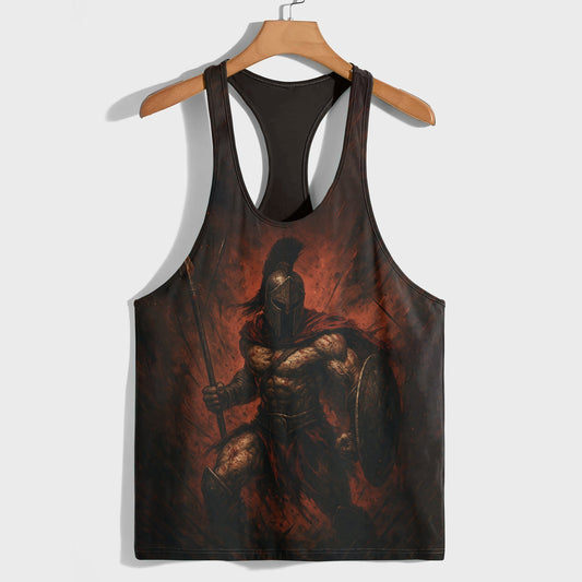 Warrior Spirit 3D Racerback Tank Top- AA07937