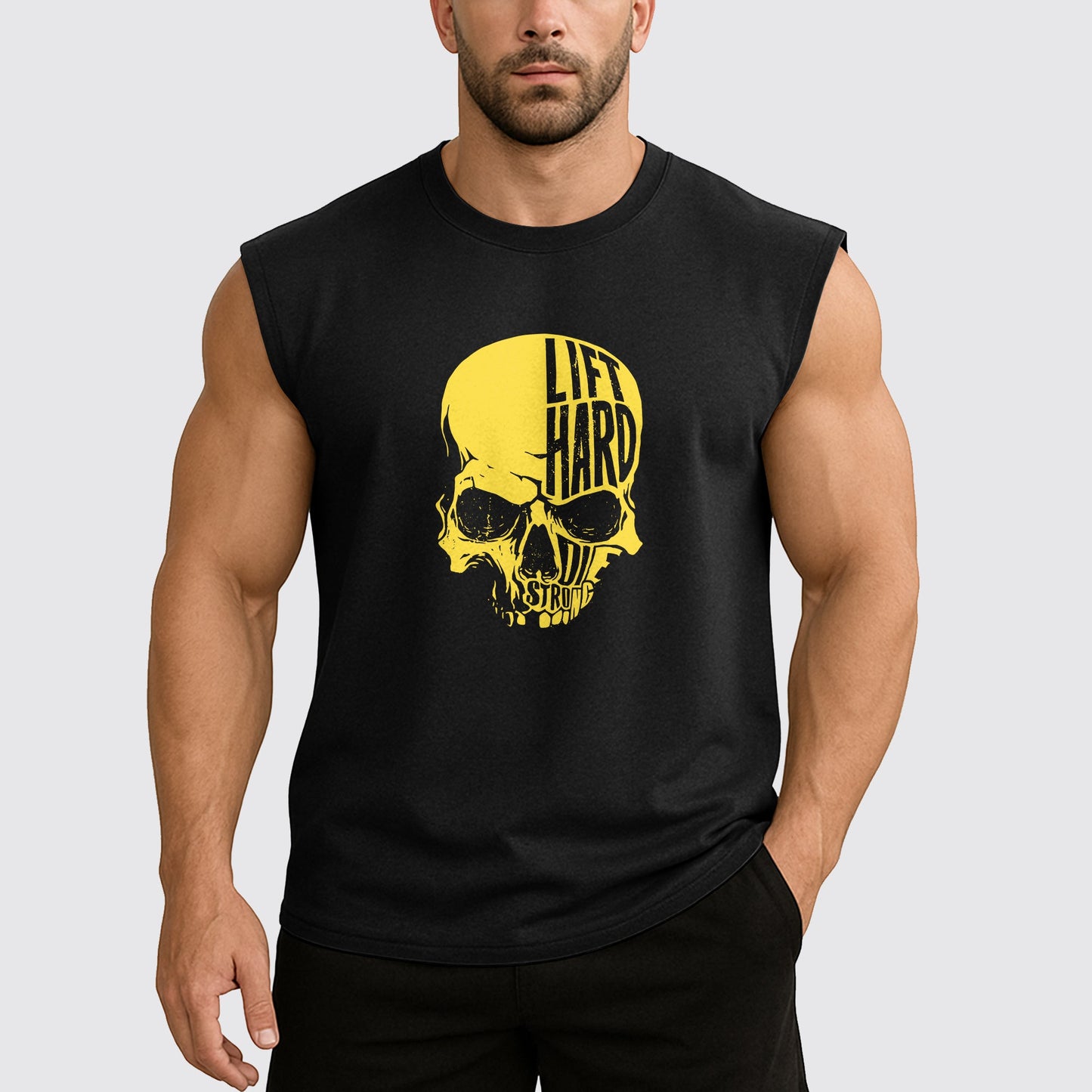 Dread Skull Cut-Off Tank- AA07960