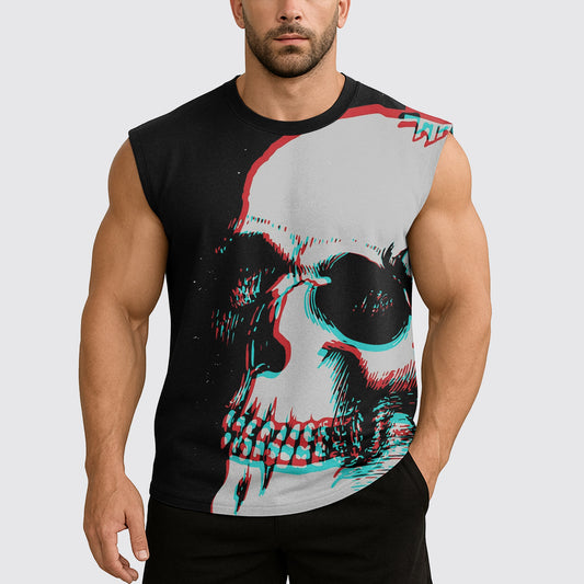 Dread Skull Cut-Off Tank- AA07962