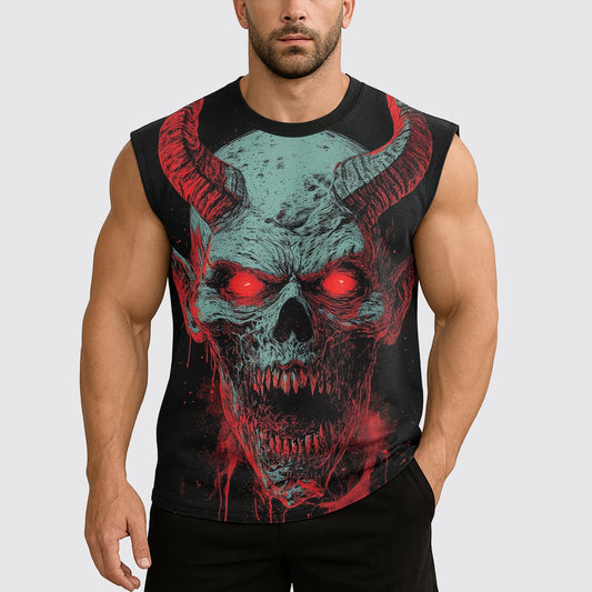 Dread Skull Cut-Off Tank- AA07970