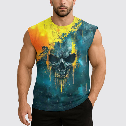 Dread Skull Cut-Off Tank- AA07979