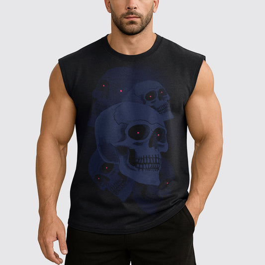 Dread Skull Cut-Off Tank- AA07992