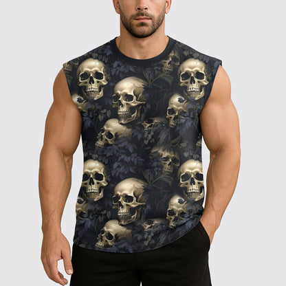Dread Skull Cut-Off Tank- AA07997