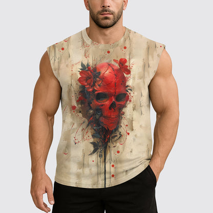 Dread Skull Cut-Off Tank- AA08003