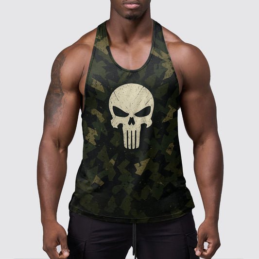 StealthFlex Camo Tank Top- Performance Fit for Bodybuilders- AA08050