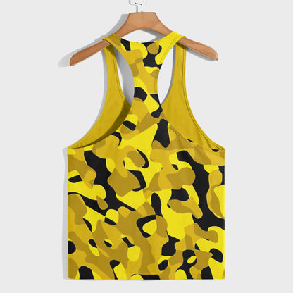 Camo Racerback Tank Top – Tactical Strength for Bodybuilders- AA08122
