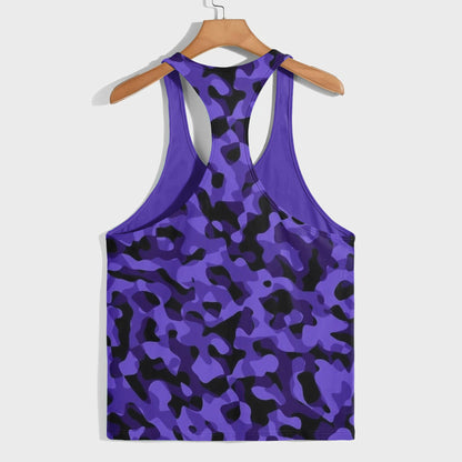 Camo Racerback Tank Top – Tactical Strength for Bodybuilders- AA08128