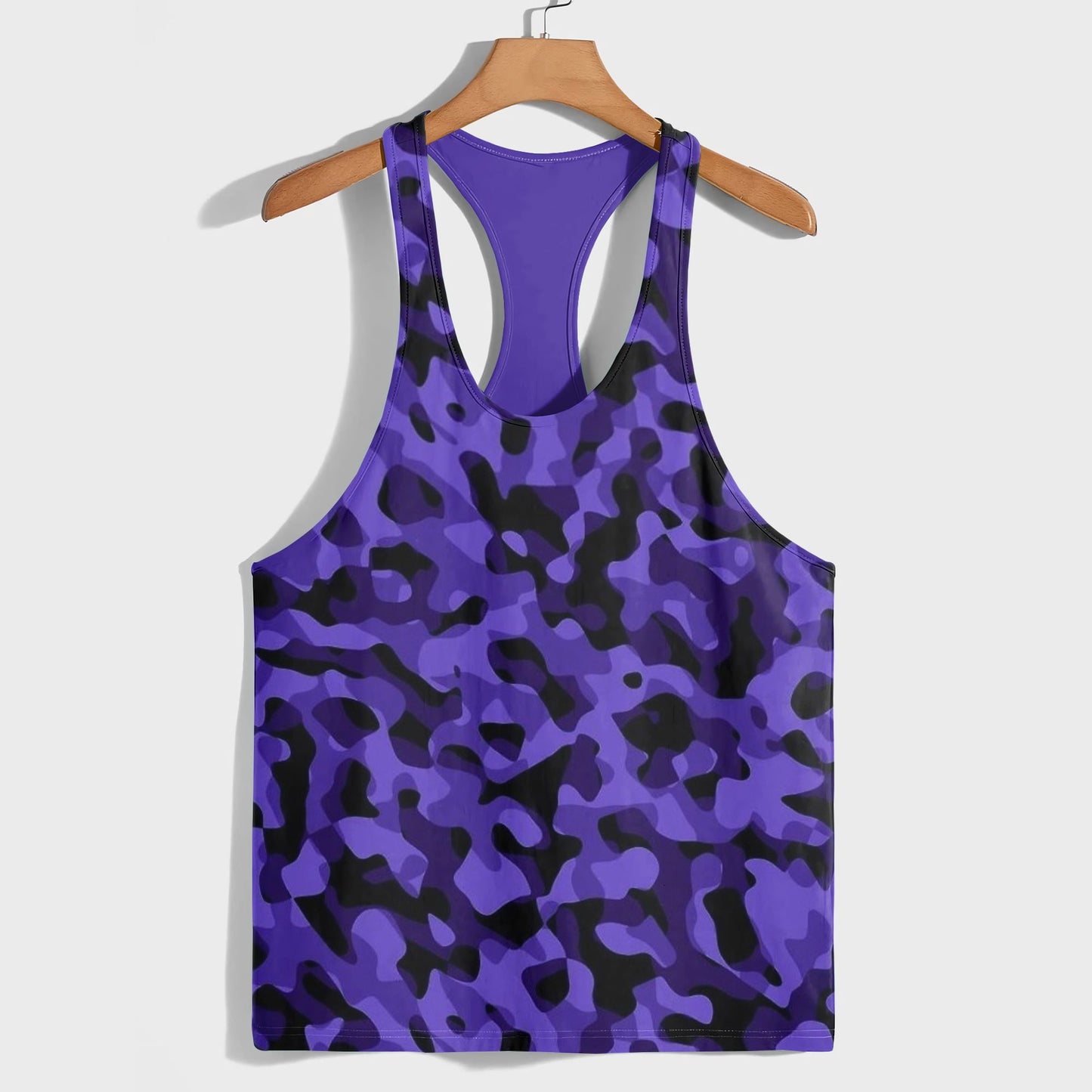 Camo Racerback Tank Top – Tactical Strength for Bodybuilders- AA08128