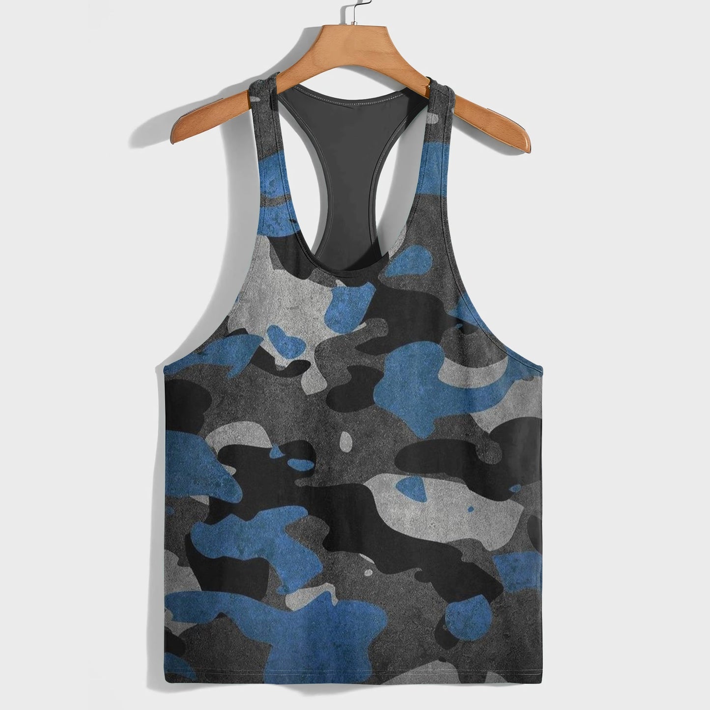 Camo Racerback Tank Top – Tactical Strength for Bodybuilders- AA08129