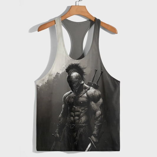 Warrior Spirit 3D Racerback Tank Top- AA08167