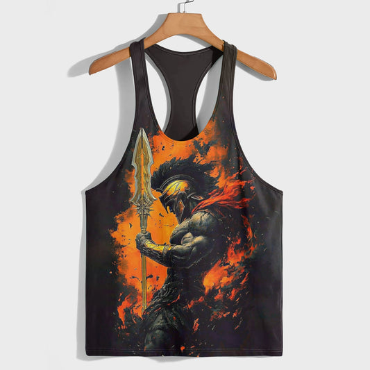 Warrior Spirit 3D Racerback Tank Top- AA08170