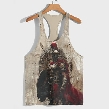 Warrior Spirit 3D Racerback Tank Top- AA08176