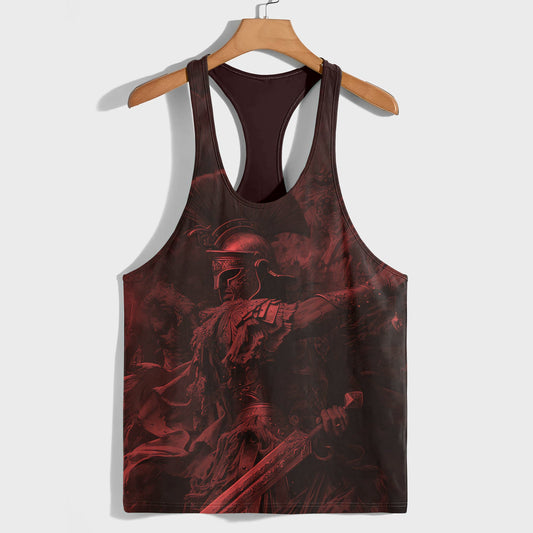 Warrior Spirit 3D Racerback Tank Top- AA08177