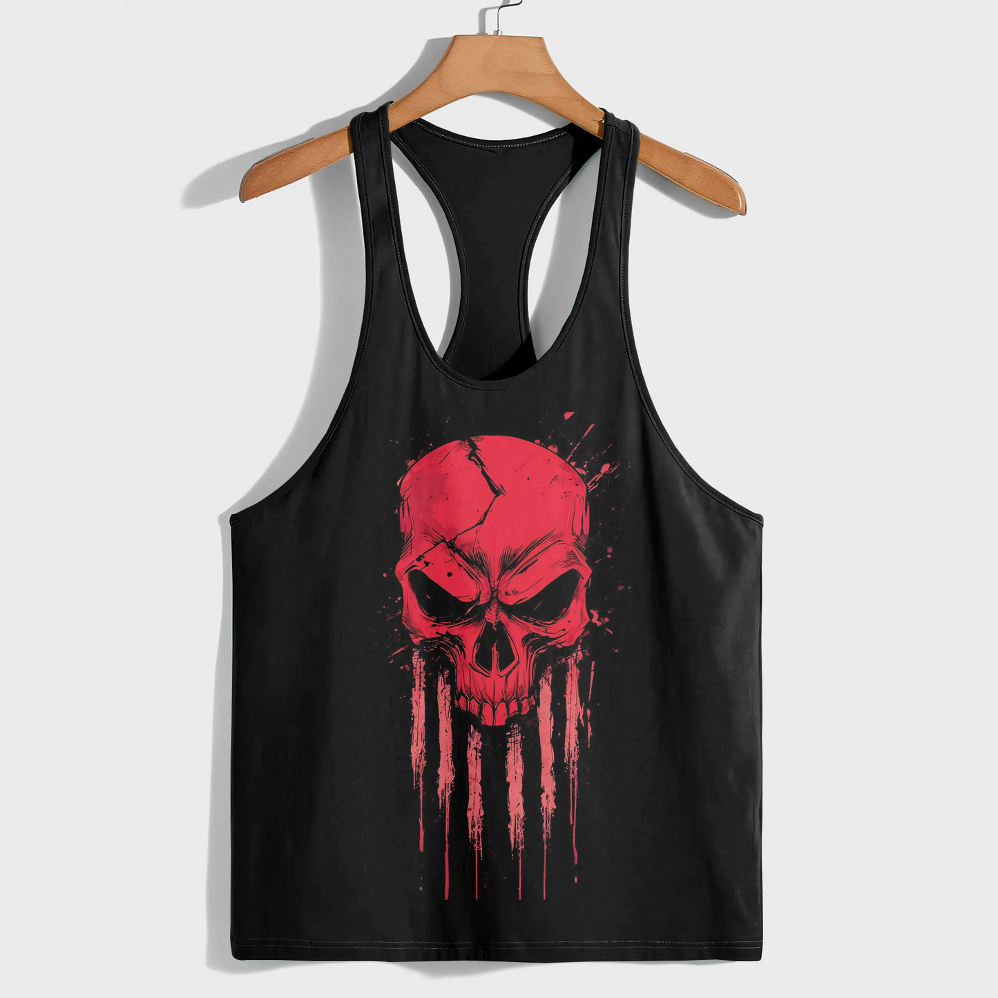 Skull 3D Racerback Tank Top- AA08221