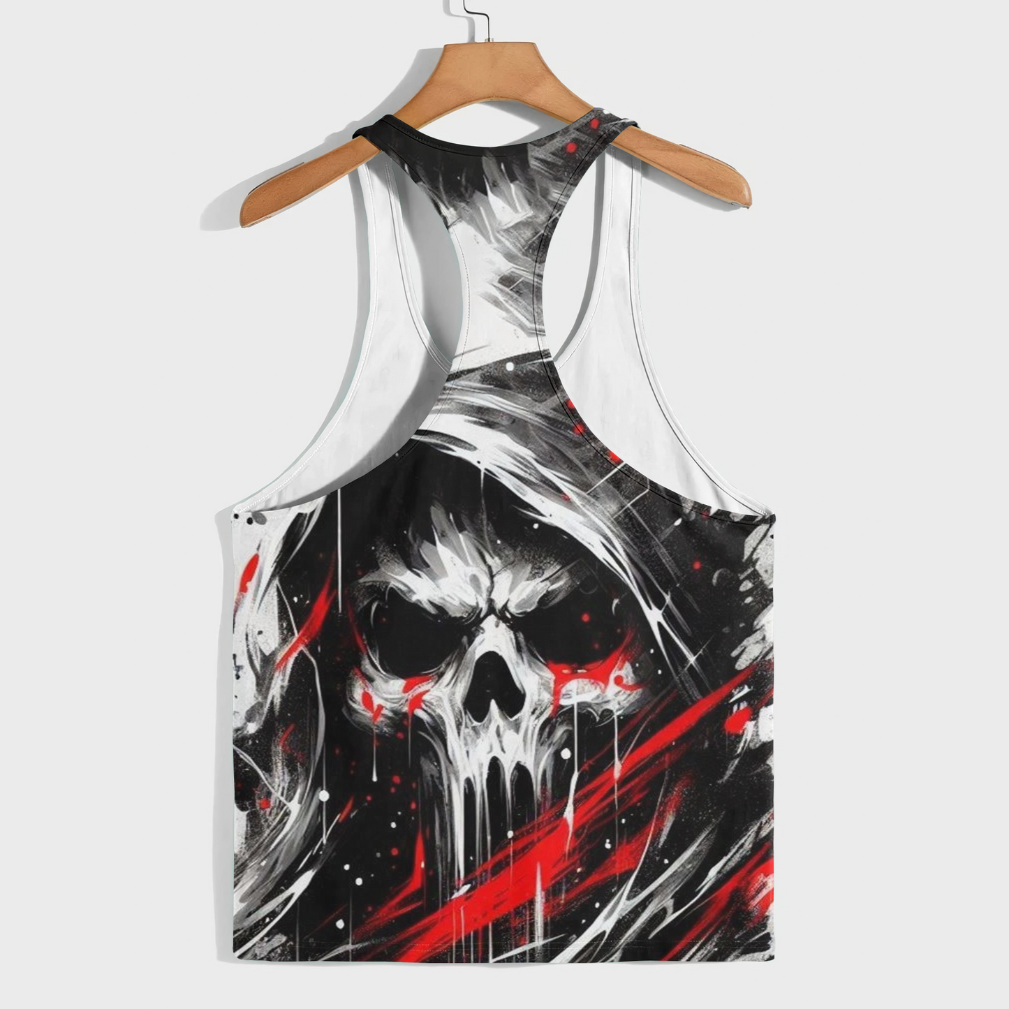 Skull 3D Racerback Tank Top- AA08227
