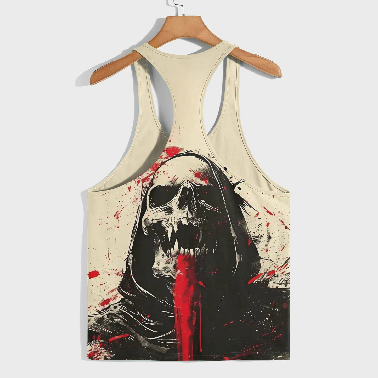 Skull 3D Racerback Tank Top- AA08228