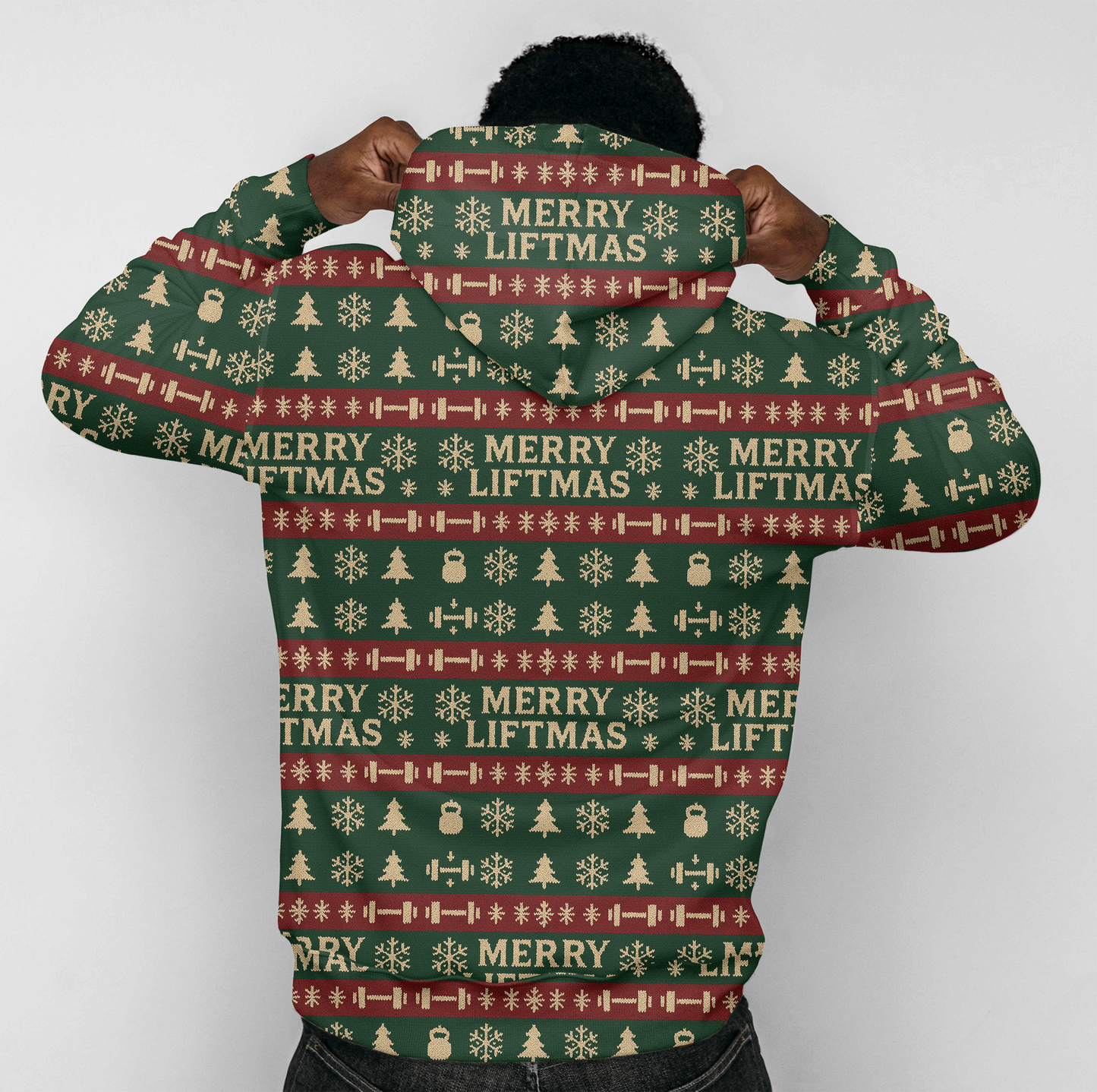 Christmas Hoodie for Bodybuilders- AA08342