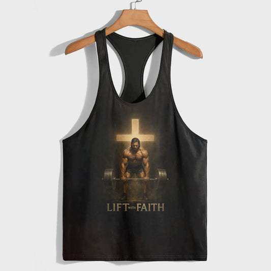 Cross of Faith Racerback Tank Top- AA08411