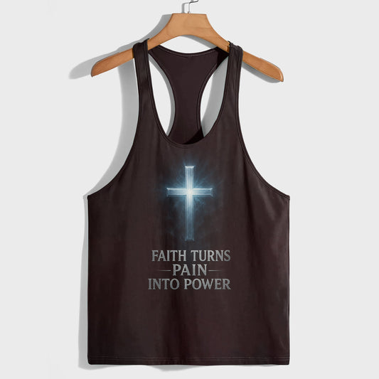 Cross of Faith Racerback Tank Top- AA08419